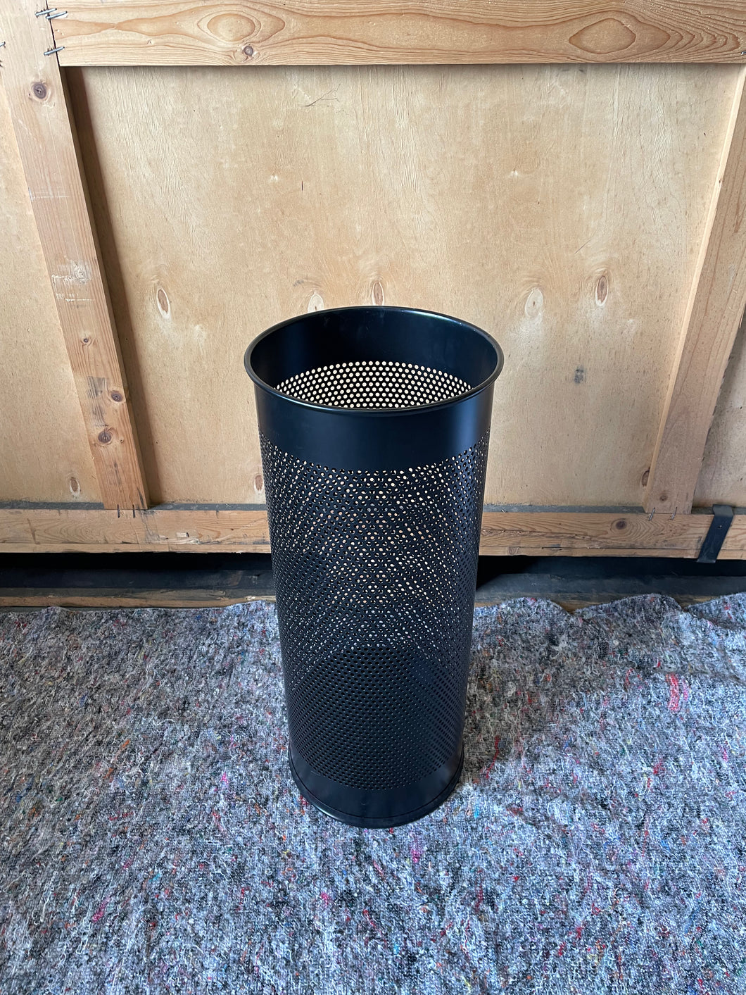 Black Waste Paper Bin