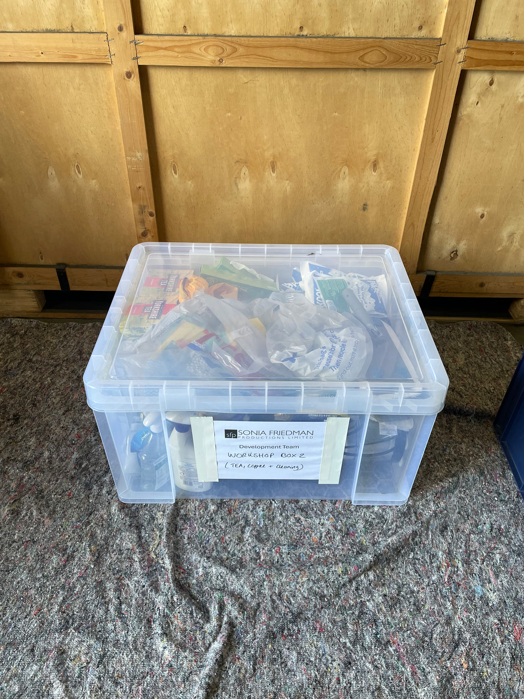 SFP Dev Team - Workshop Box 2 (Tea, Coffee & Cleaning)