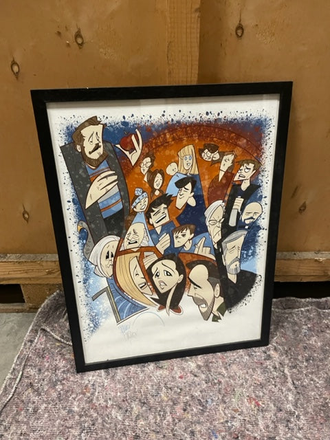 Cartoon Framed Print