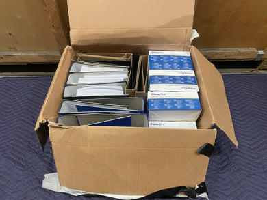 Box Of Covid Tests & Folders from SFP HQ