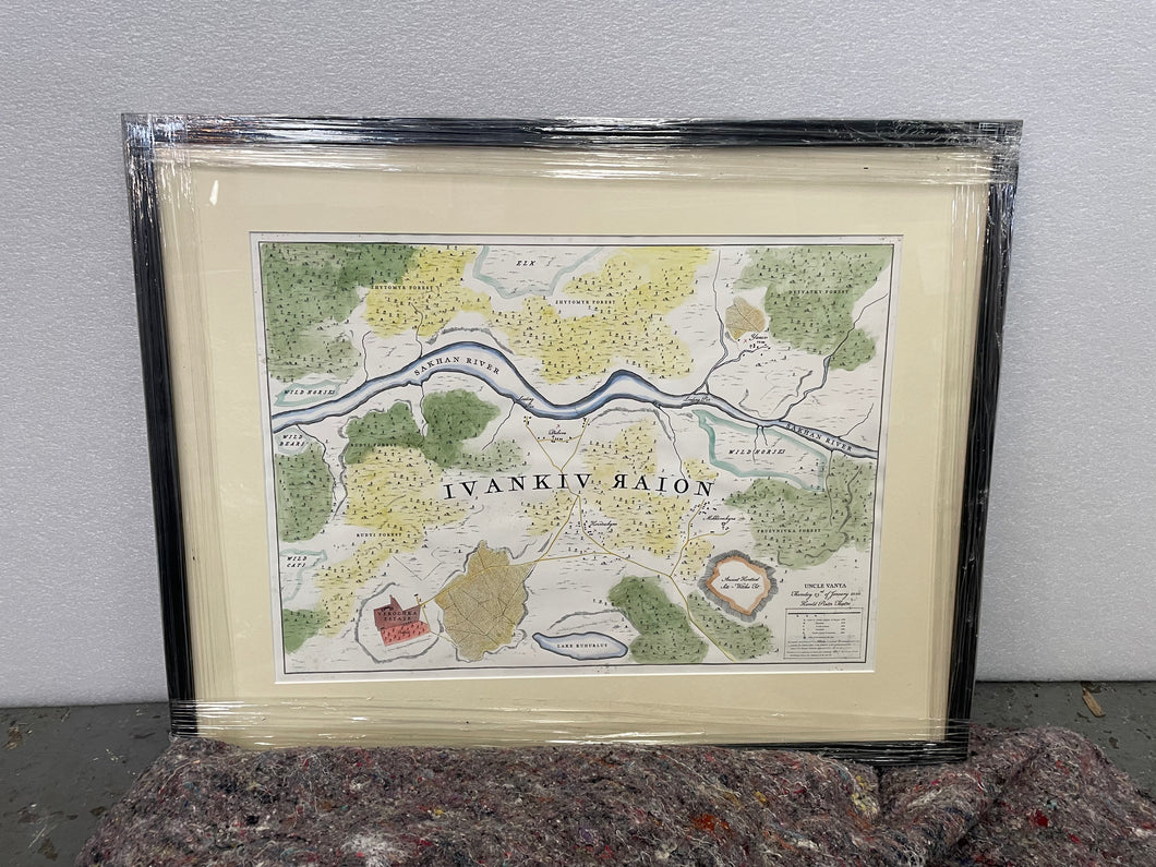 Uncle Vanya Map Frame