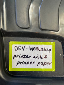 Dev. Workshop Printer Ink + Paper