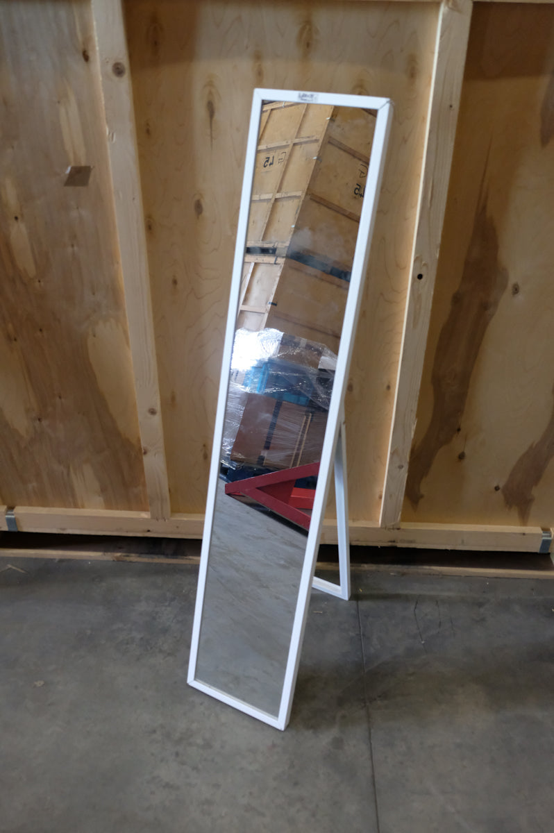 Full Length Free Standing Mirror (White)