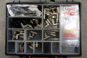 Box of Audio Cable Making Supplies