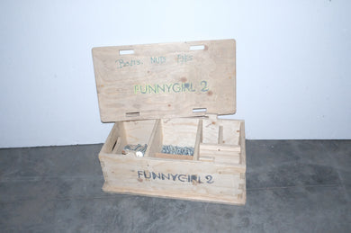 Small Wooden Funny Girl Trunk (2 of 2)