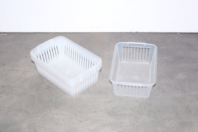 Small Plastic Baskets (White)