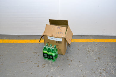 Box of Bottles of Sparkling Water