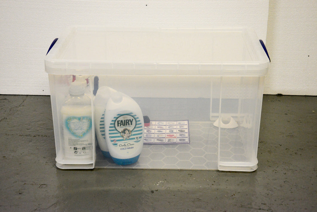 Cleaning Products in Crate (Various)