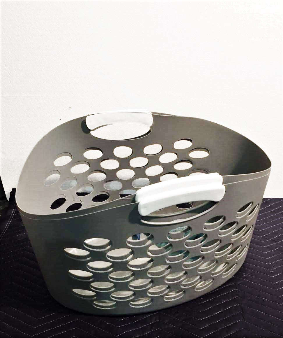 Grey Laundry Basket